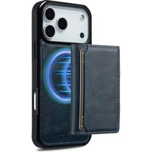 Teleplus iPhone 17 Pro Kılıf Pollux L5 Serisi Mıknatıslı Kartlıklı 2-1 Kapak