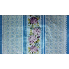 Pazarcan Florista Lisa Mavi Masa Örtüsü 1 Metre