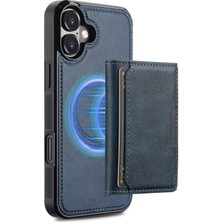 Teleplus iPhone 17 Kılıf Pollux L5 Serisi Mıknatıslı Kartlıklı 2-1 Kapak