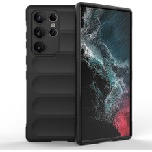 ZM Store Galaxy S23 Ultra Uyumlu Kılıf Esnek Dalga Kabartma Tasarımlı Etnik Kapak