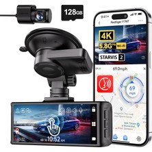 Redtiger 4K Dash Cam F7N Touch, Araç Kamerası Ön & Arka, Wifi & Gps
