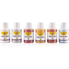 Braventa Collection Boya Seti, 6’lı, 25 Ml, Metalik Renkler, Yoğun Pigmentli, Su ile Inceltirilebilir, Çok Yüzeyli Kulla