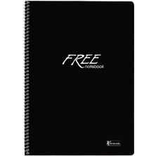 Braventa Collection A4 Kareli 120 Yp. Pp Kapak Spiralli Free Okul Defteri