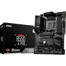 Braventa Collection Msı B550-A Pro Am4 Ddr4 Bellek 4400(OC) HDMI Dp M.2 Usb3.2 Atx Anakart