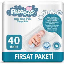 Braventa Collection Paddlers 4X10 Adet Bebek Bakım Örtüsü (60X60 Boyutunda)