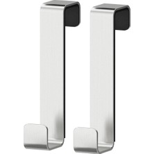 Braventa Collection Kapı Askısı, Paslanmaz Çelik, 8,3 Cm, 2 Adet
