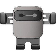 Braventa Collection Cube Gravity, Araç/otomobil Içi Cep Telefonu Tutucu, Gri - Siyah, Araç Kalorifer Peteği/havalandırma