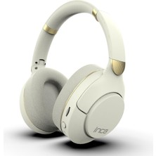 Braventa Collection Inca IBK-503B Kablosuz 5.3 Bluetooth Hafıza Kart Destekli Kulak Üstü Kulaklık Beyaz 12 Saat Pil Ömrü