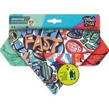 Braventa Collection M-Pets Urban Style Freestyle Bandana Collar (M)