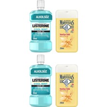 Braventa Collection Duş Jeli Vanilya Sütü (250 Ml) + Listerine Cool Mint Hafif Tat (250 Ml) (2 Adet)