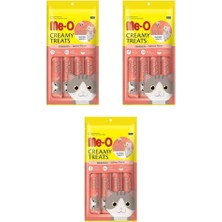 Braventa Collection Me-O Creamy Treats Somonlu Kedi Ödül Maması 15 gr x 4 (3 Adet)