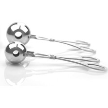Braventa Collection Arsimo Top Şeklinde Et Köfte Dondurma ve Süsleme Makası Paslanmaz Çelik