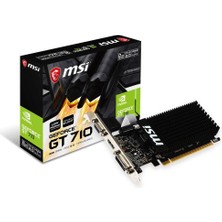 Braventa Collection Msı VGA Gt 710 2GD3H Lp GT710 2gb Ddr3 64B DX12 Pcıe 3.0 X16 (1xvga 1xdvı 1xhdmı) Ekran Kartı