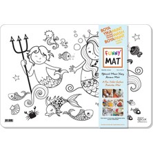 Braventa Collection Akademi Çocuk Funny Mat Deniz Kızı