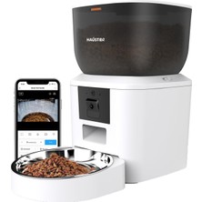 Braventa Collection Haustier QQ029 Kameralı 1080P Gece Görüş Akıllı Kedi Köpek Otomatik Mama Kabı, Tuya App-Wifi Uzaktan