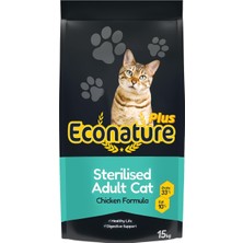 Braventa Collection Econature Plus Tavuklu Kısırlaştırılmış Kedi Maması 15KG