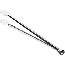 Braventa Collection Klasik Metal Mangal Maşası 36 Cm-32 Cm-27 cm Uzun-Kısa Boy Çelik Yemek Barbekü Izgara Kömür Köz (36