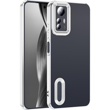 Braventa Collection Redmi 12S ile Uyumlu Kılıf Gümüş Disk Kapak Kamera Korumalı ( Redmi 12S ile Uyumlu, Gümüş)