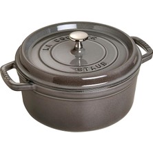 Braventa Collection Staub La Cocotte Döküm Tencere, Grafit Gri