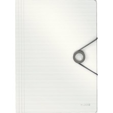 Braventa Collection Leitz Solid Ince Lastikli Dosya, 150 Sayfa Kapasiteli, Siyah, 45631095