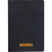 Braventa Collection Notes 17X24 cm Karton Kapaklı Iplik Dikişli Defter, 32 Yaprak, Düz, Siyah