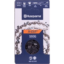 Braventa Collection Husqvarna 585422152 S93G Elektrikli Testere Zinciri, Turuncu/gri