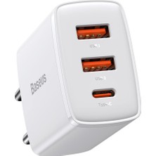 Braventa Collection Compact 2u+C Usb-C Bağlantılı Şarj Cihazı, 2x Usb-A 30W Pd Qc3.0.
