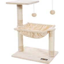Braventa Collection Feandrea Hamaklı Kediler Için Tırmanma Ağacı 70 cm PCT82M