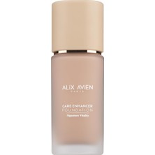 Braventa Collection Alix Avien Kırışıklık Karşıtı Nemlendirici SPF30 Parlak Bitişli Fondöten Care Enhancer 806 Pale Apri