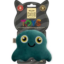 Braventa Collection Cattie Matatabi Içerikli Kedi Oyuncağı Peluş Ahtapot 11 cm