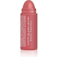 Braventa Collection Golden Rose Velvet Matte Lipstick Mini No:27 D 1 Paket