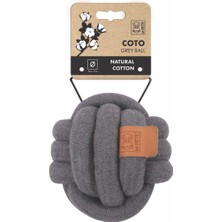 Braventa Collection M-Pets Coto Grey Ball 15CM Örgü Top Oyuncak