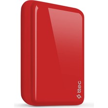 Braventa Collection Recharger 10.000MAH Taşınabilir Şarj Aleti / Powerbank - Kırmızı (2BB156K)