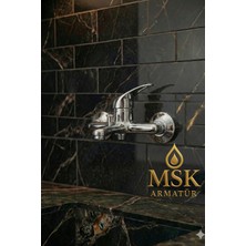 Krom Mix Banyo Bataryası Çeşmesi