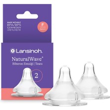 Braventa Collection Lansinoh 76030 Biberon Emziği (Hızlı Akışlı, Şeffaf)