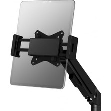 Braventa Collection Tablet ve Akıllı Telefon Uyumlu Vesa Destekli Tutucu Parça | 4.7” – 15” Cihazlarla Uyumlu Siyah