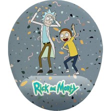 Braventa Collection Iyi Fikirler Rick And Morty Bilek Destekli Mouse Pad