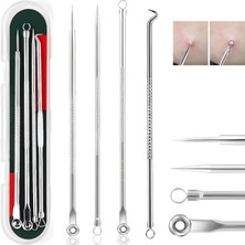 Braventa Collection Galori Siyah Nokta Çıkarıcı Aracı Siyah Nokta Remover Sivilce Popper Sivilce Leke Için Araç Kiti Kom