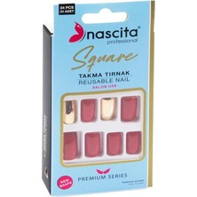 Braventa Collection 24'lü Square Renkli Takma Tırnak - 160