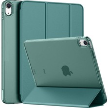 Braventa Collection Apple iPad 11.nesil A16 11INÇ/10.NESIL 10.9inç ile Uyumlu Kılıf Pu Deri Smart Standlı Case Koyu Yeşi