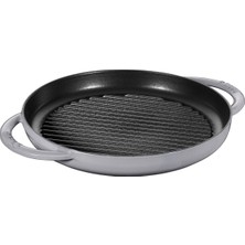 Braventa Collection Staub Grill Pans Çift Kulplu Döküm Izgara Tava