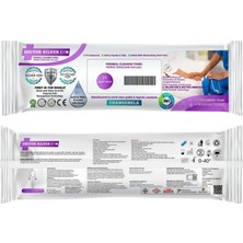 Braventa Collection Gümüş Iyon & Biyopolimer Kitin Teknolojili 25'li Perine Temizleme Havlusu (1 Paket)