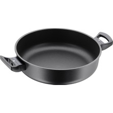 Braventa Collection Permadur Excellent Güveç Tavası 28 cm Indüksiyon, Yüksek Kenar, Alüminyum Kaplama, Alev Korumalı Pla