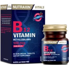 Braventa Collection B12 Vitamin 1000 Mcg 60 Tablet Takviye Edici Gıda
