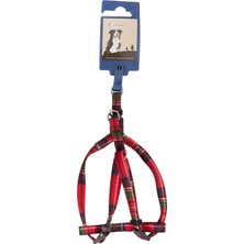 Braventa Collection 206111 Köpekler Için Bez Tasma, Kırmızı-Siyah