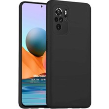 Braventa Collection Microsonic Matte Silicone Xiaomi Redmi Note 10S Için Kılıf Siyah [redmi Note 10S ile Uyumlu Kılıf -
