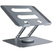 Braventa Collection Heartz 360 Derece Sonsuz Pozisyonda Dönebilen Katlanabilir Metal Alaşımlı Yükseklik ve Açı Ayarlı Ka