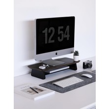 Braventa Collection Fagus Wood Küçük Monitör Standı (Ceviz)