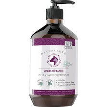 Braventa Collection M-Pets Naturluxe Dog Shampoo & Condıtıoner Argan Oıl & Acaı 500ML