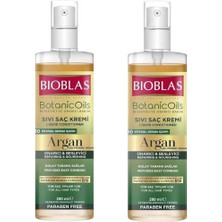 Braventa Collection Bıoblas Botanic Oil Argan Yağlı Sıvı Saç Kremi 200 ml 2 Adet